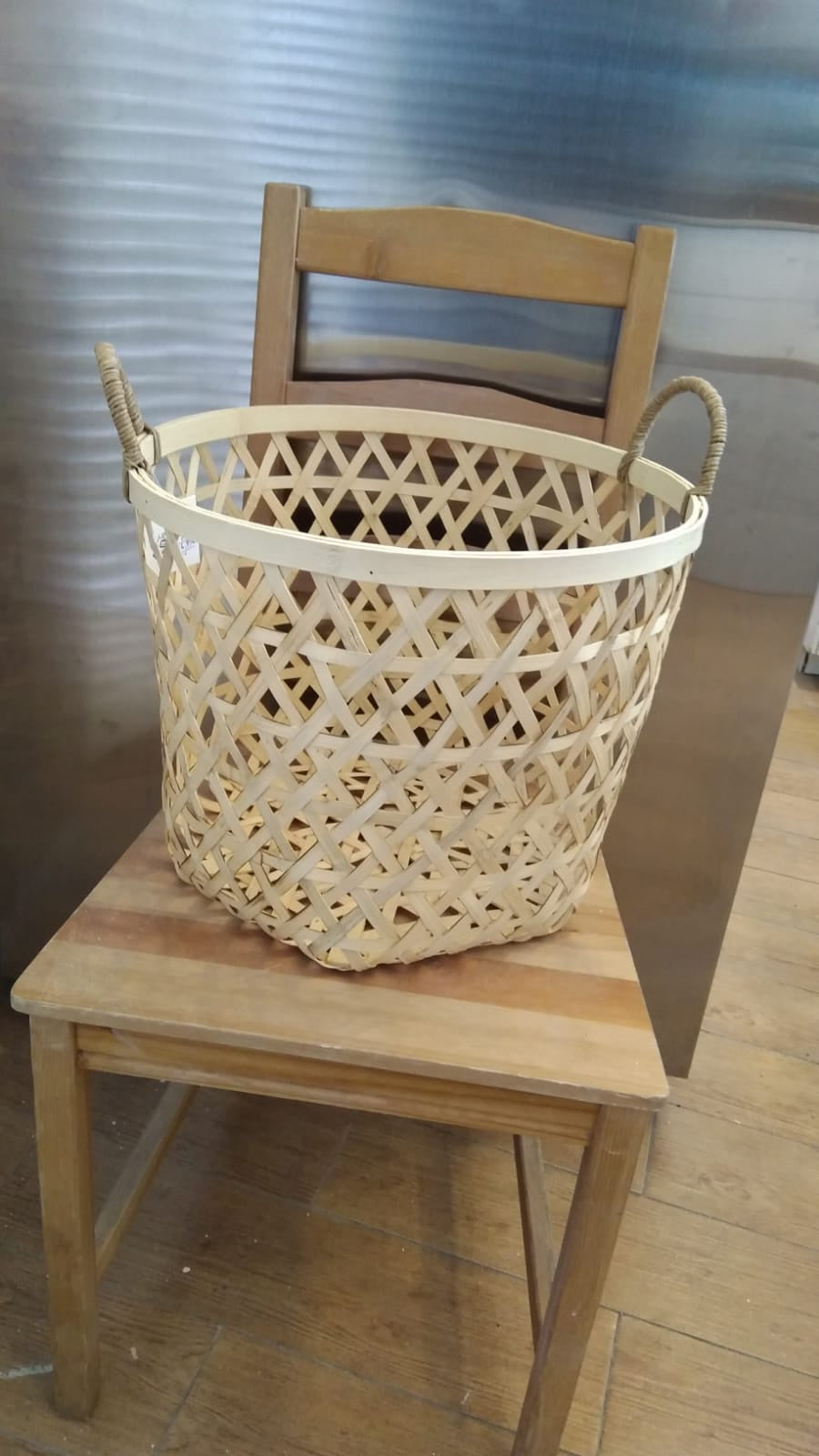 Wood Big Basket 3340